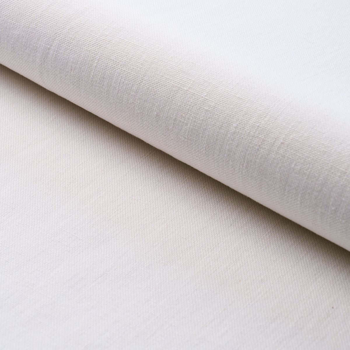 Kai Linen fabric in white color - pattern number 84951 - by Schumacher in the Perfect Basics: Linen collection