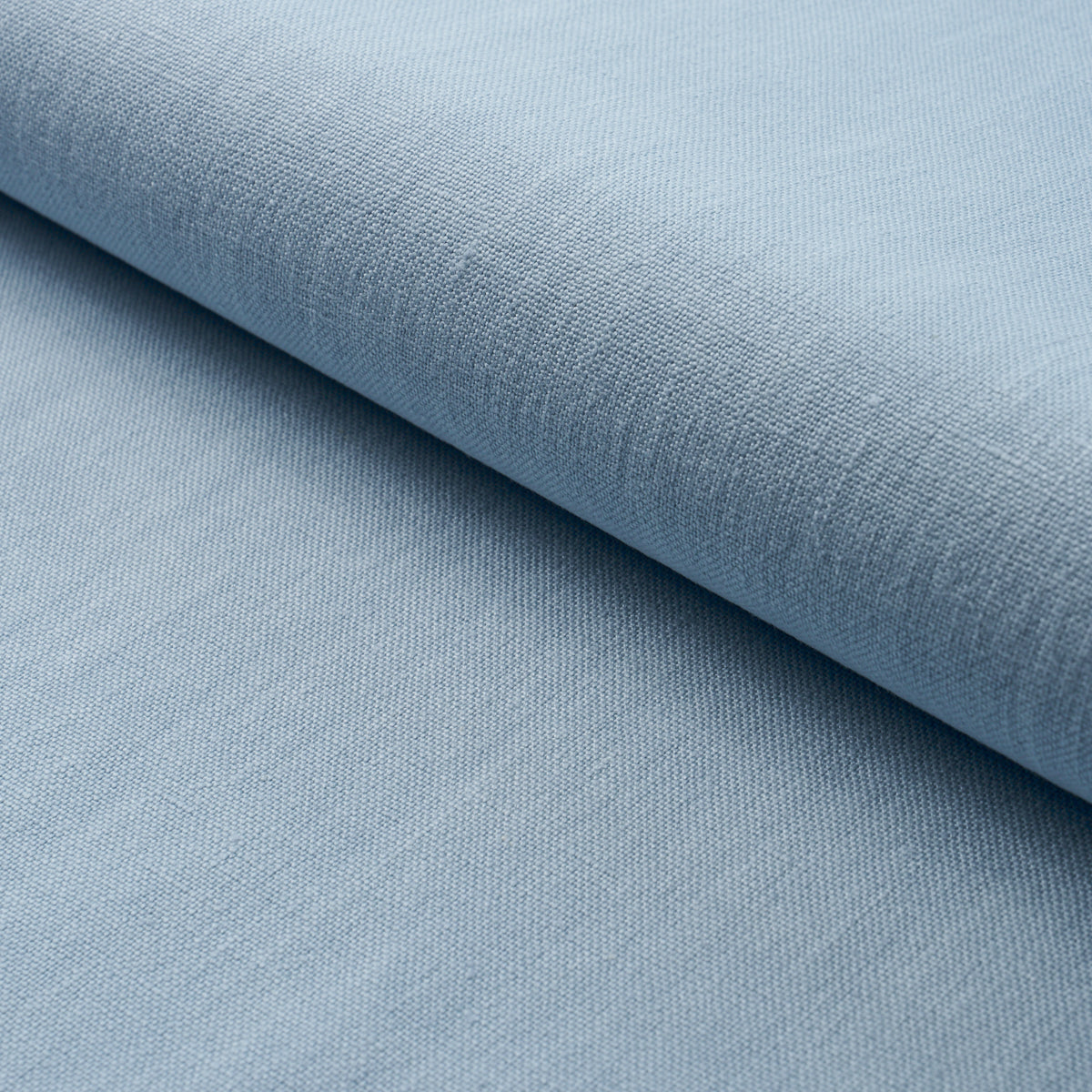 Kai Linen fabric in sky color - pattern number 84954 - by Schumacher in the Perfect Basics: Linen collection