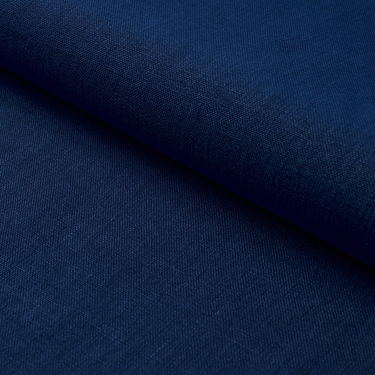 Kai Linen fabric in navy color - pattern number 84956 - by Schumacher in the Perfect Basics: Linen collection