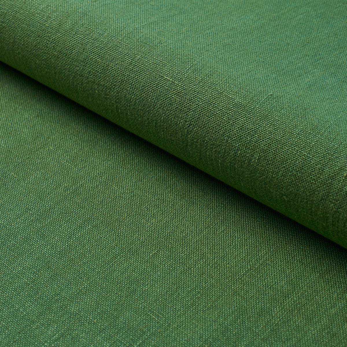Kai Linen fabric in grass color - pattern number 84958 - by Schumacher in the Perfect Basics: Linen collection