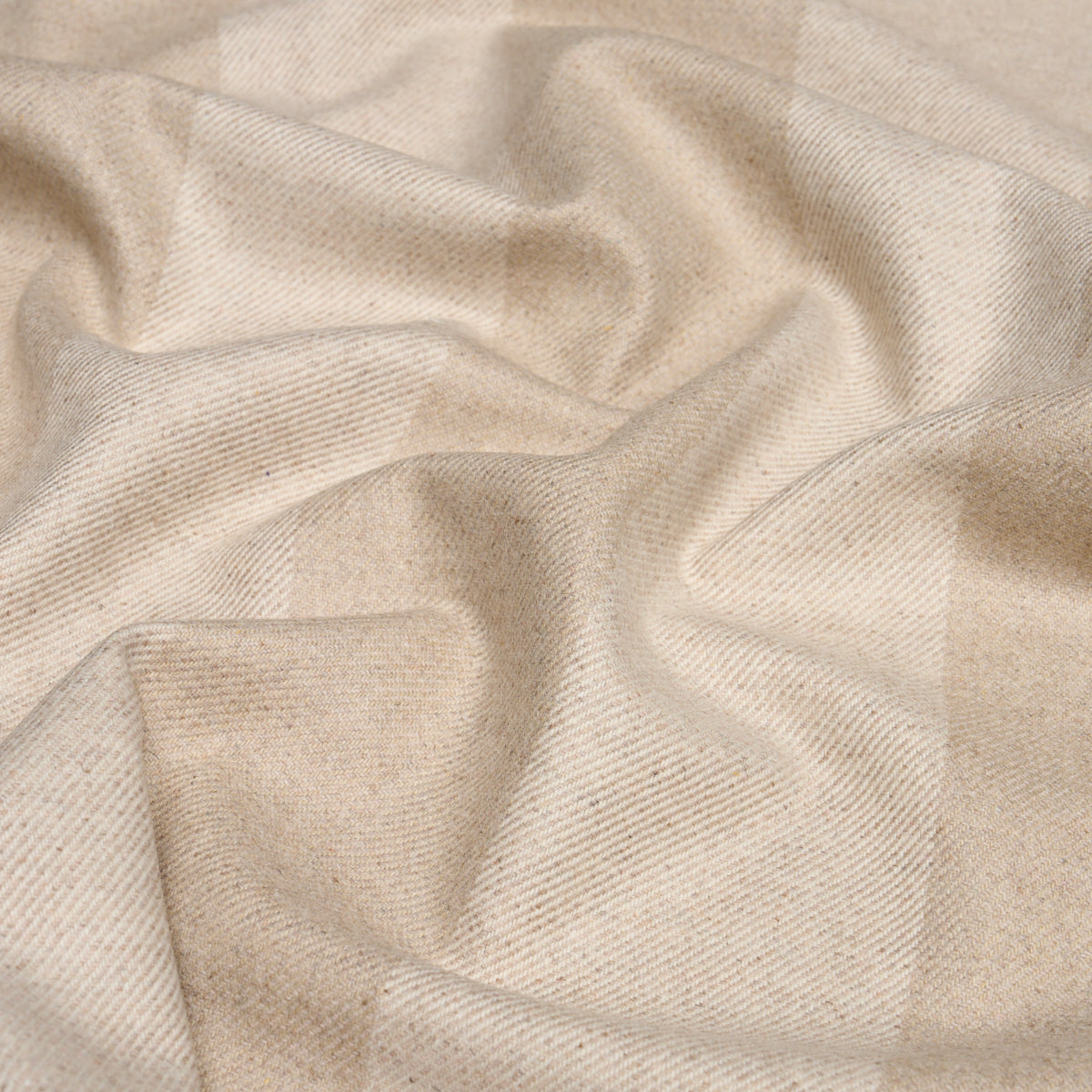 Hemlock Stripe fabric in natural color - pattern number 85040 - by Schumacher in the Luxe Lodge collection