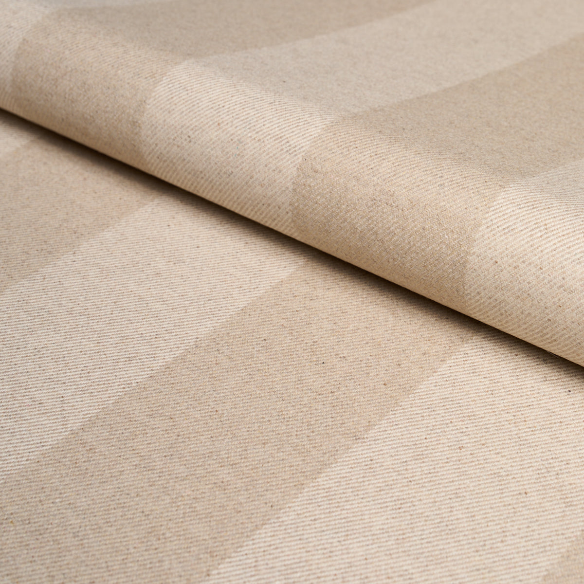 Hemlock Stripe fabric in natural color - pattern number 85040 - by Schumacher in the Luxe Lodge collection