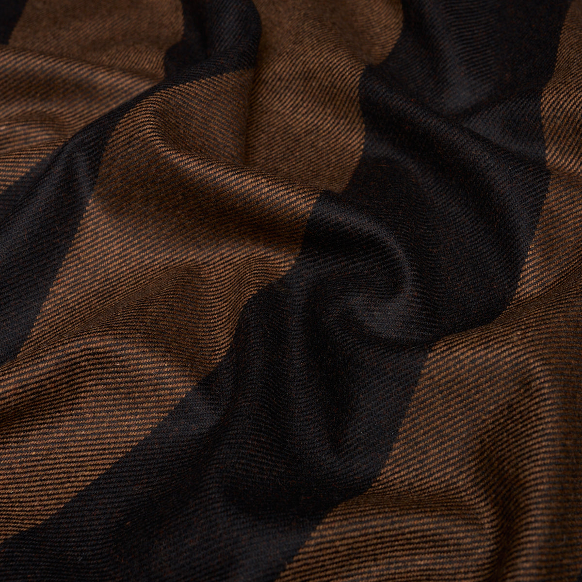 Hemlock Stripe fabric in java color - pattern number 85041 - by Schumacher in the Luxe Lodge collection