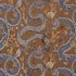 Serpentine Dragon fabric in brown and blue color - pattern number 85091 - by Schumacher in the Statement Wovens collection