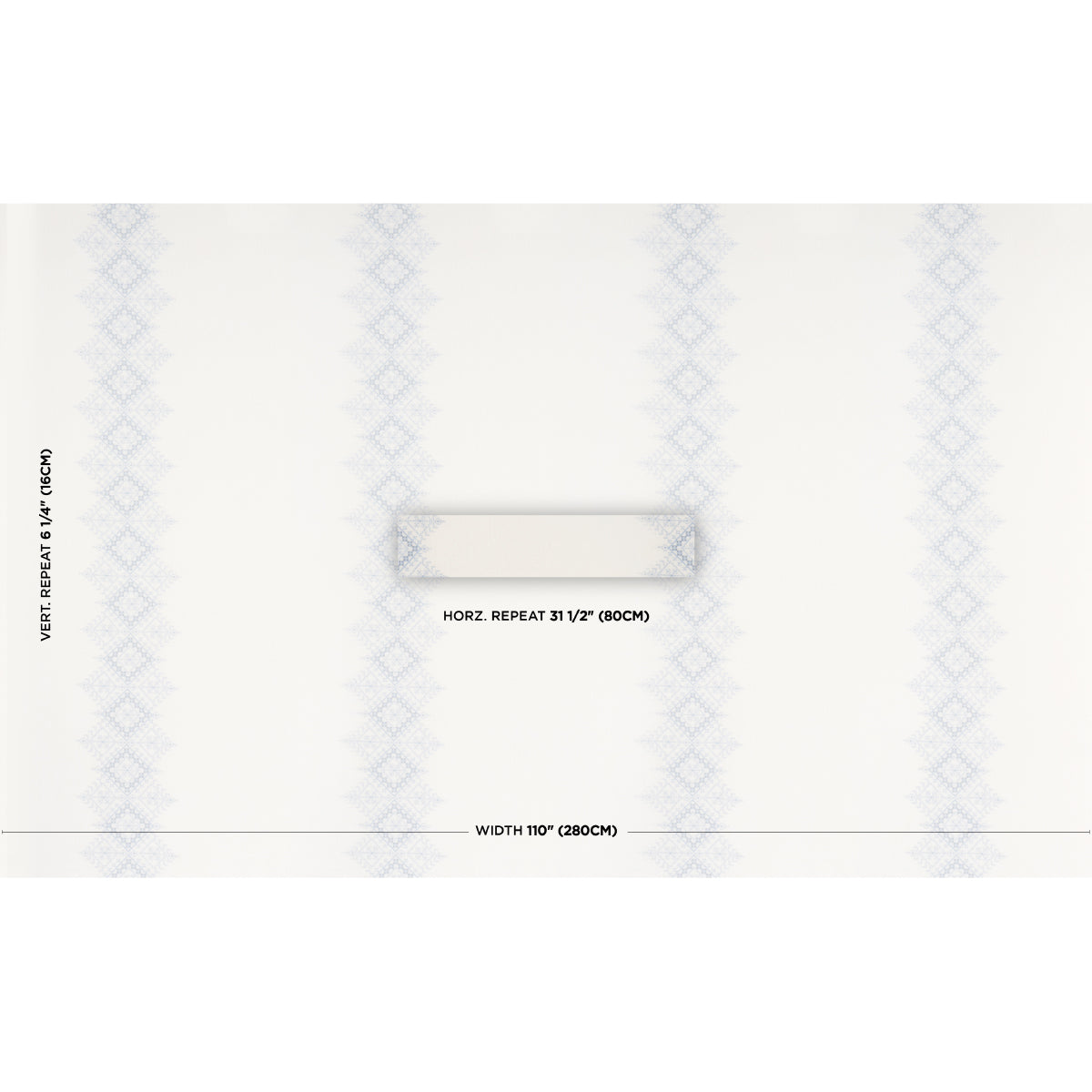 Birgitta Sheer fabric in sky color - pattern number 85120 - by Schumacher in the Sheers &amp; Casements III collection