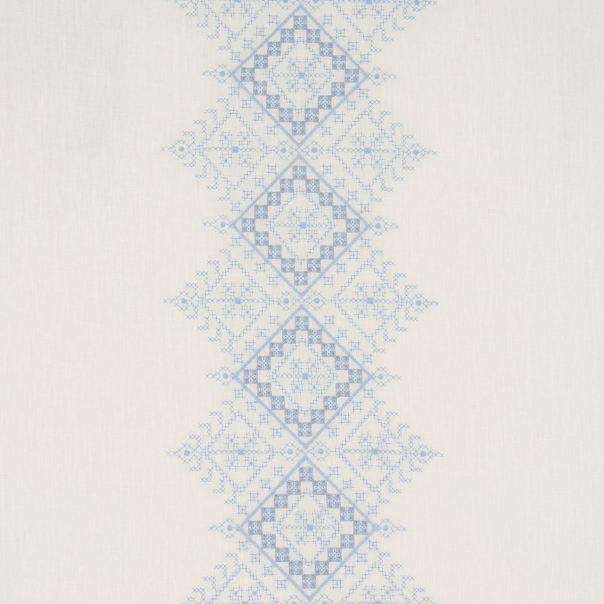 Birgitta Sheer fabric in sky color - pattern number 85120 - by Schumacher in the Sheers &amp; Casements III collection