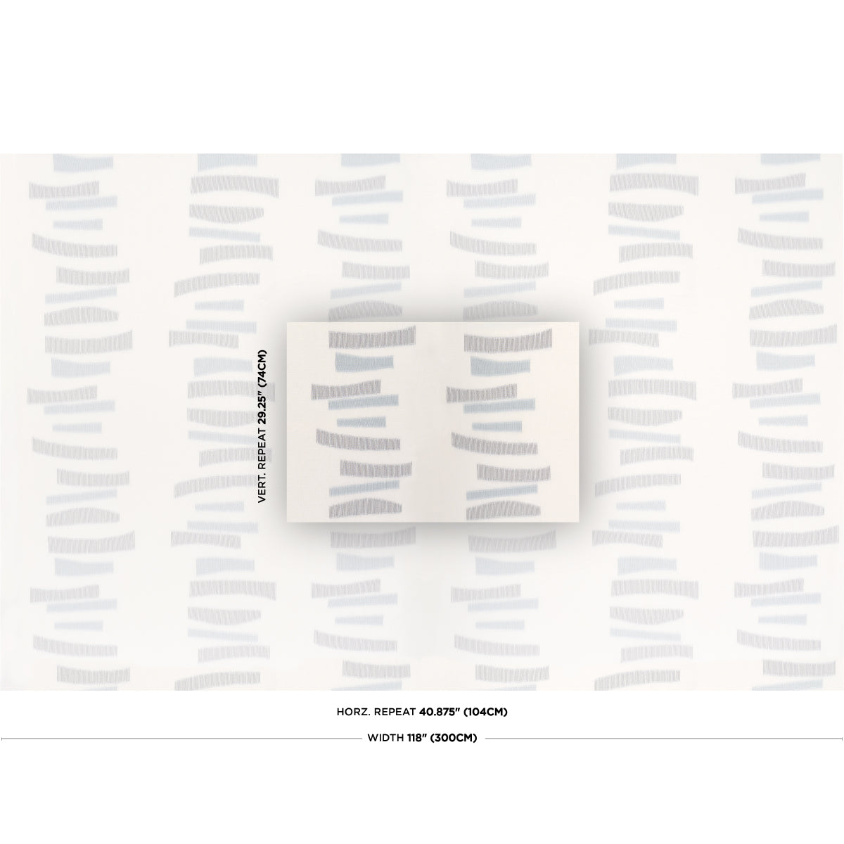 Jensen Sheer fabric in denim color - pattern number 85150 - by Schumacher in the Sheers &amp; Casements III collection