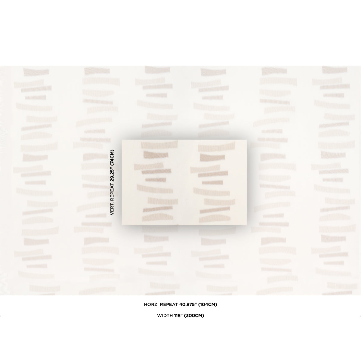 Jensen Sheer fabric in neutral color - pattern number 85151 - by Schumacher in the Sheers &amp; Casements III collection