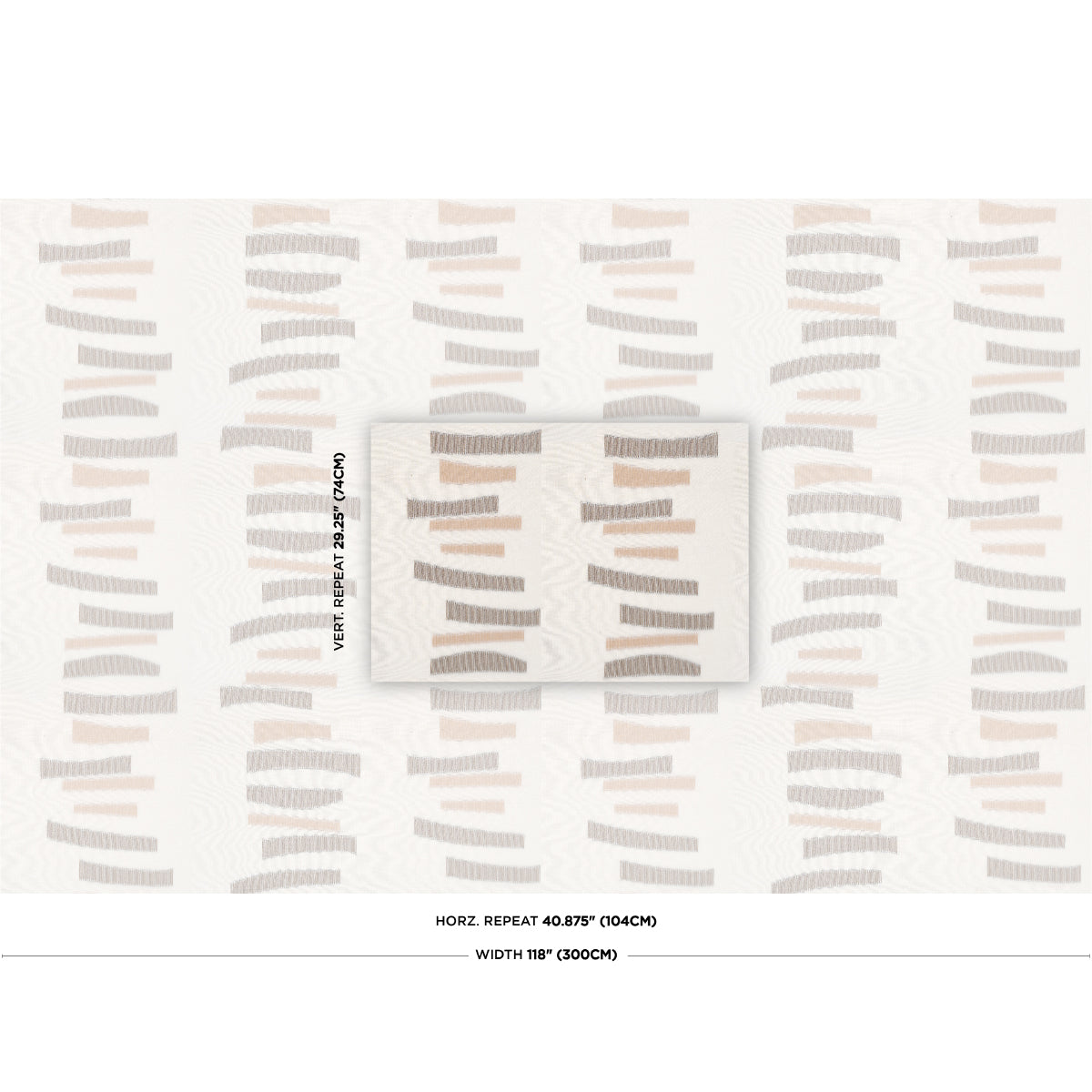 Jensen Sheer fabric in brown color - pattern number 85152 - by Schumacher in the Sheers &amp; Casements III collection