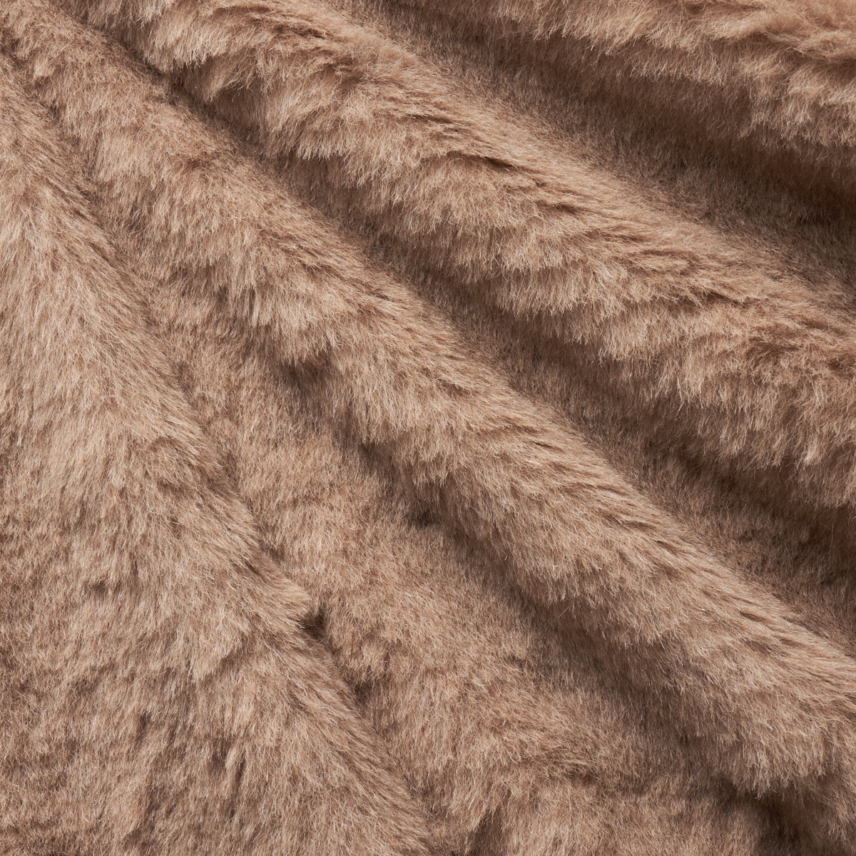 Stratton Faux Fur fabric in fawn color - pattern number 85321 - by Schumacher in the Faux Fur collection