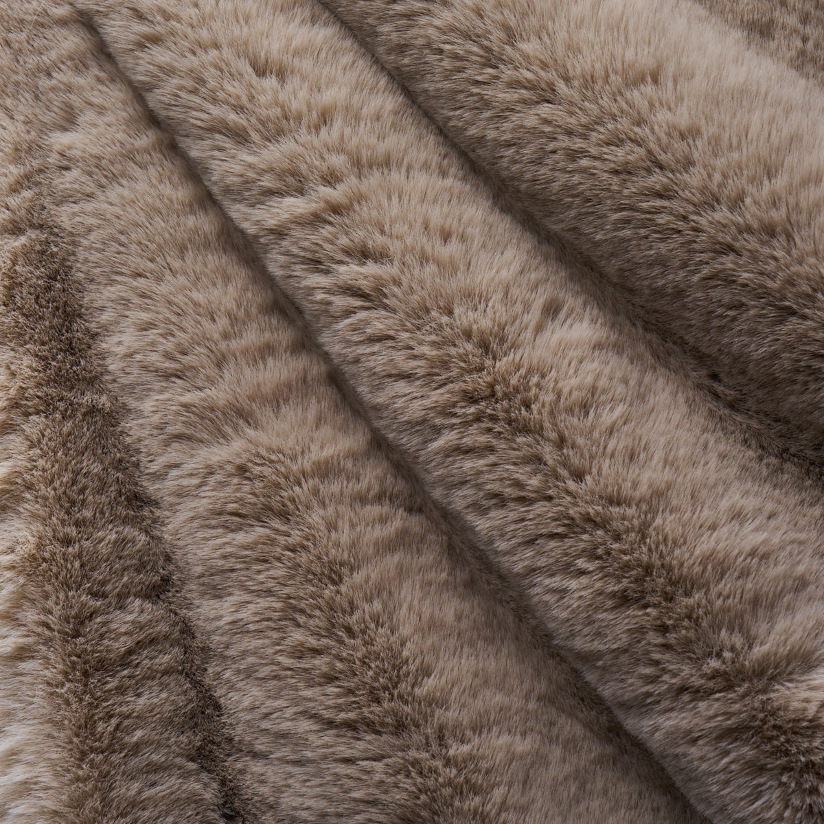 Timberline Faux Fur fabric in pewter color - pattern number 85360 - by Schumacher in the Faux Fur collection