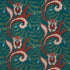 Jaipur Fantaisie fabric in turquoise color - pattern number 85490 - by Schumacher in the Laura Gonzalez collection