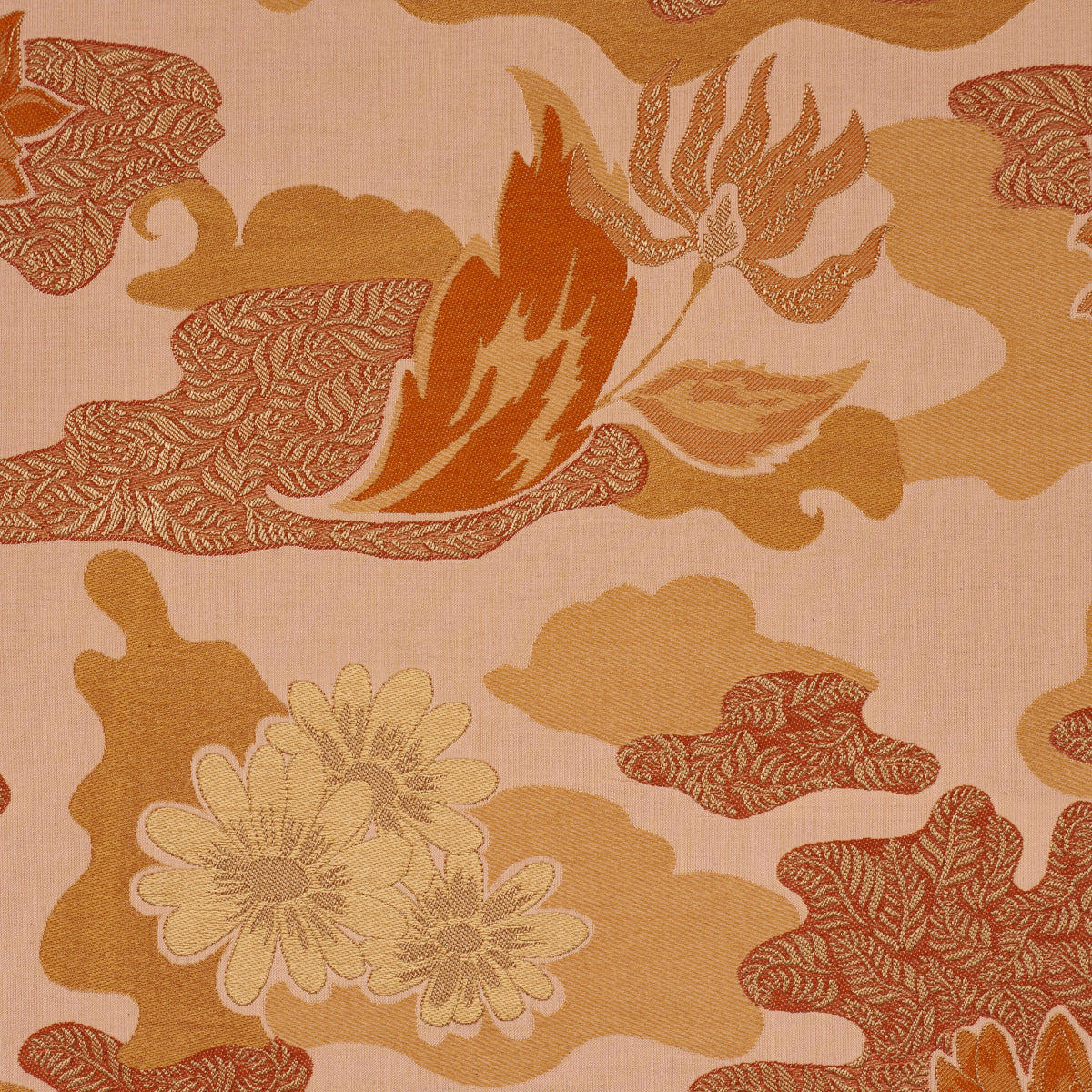 Lian Dream fabric in coral color - pattern number 85501 - by Schumacher in the Laura Gonzalez collection