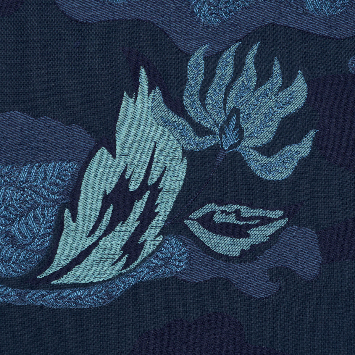 Lian Dream fabric in bleu color - pattern number 85502 - by Schumacher in the Laura Gonzalez collection