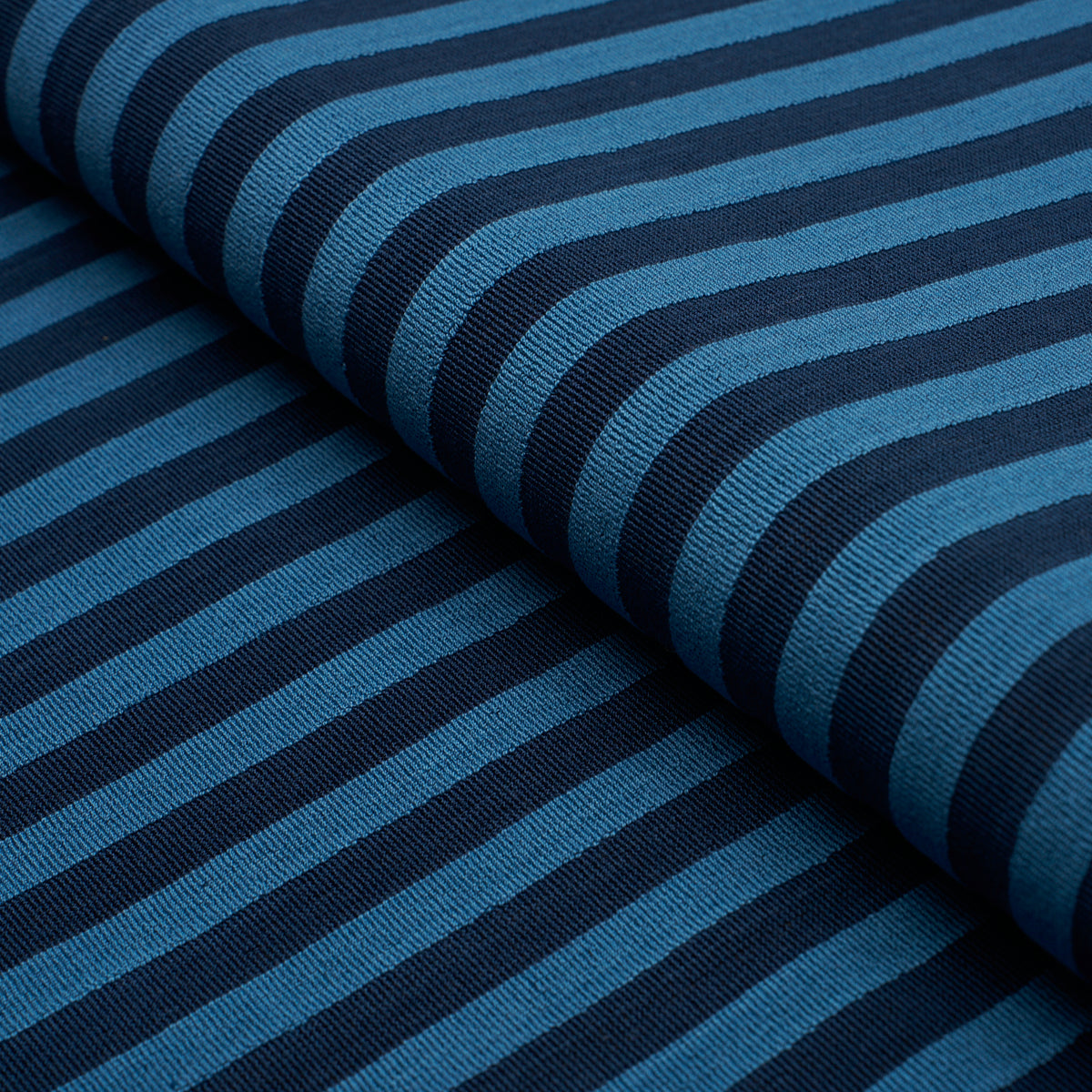 Pipe Illusion fabric in bleu color - pattern number 85511 - by Schumacher in the Laura Gonzalez collection