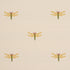 Dragonflies fabric in ochre color - pattern number 85530 - by Schumacher in the A Country Life collection