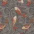 Koi Fish fabric in midnight color - pattern number 85590 - by Schumacher in the Rhythm In Motion collection
