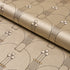 Swanson Scallop fabric in pewter color - pattern number 85600 - by Schumacher in the Rhythm In Motion collection