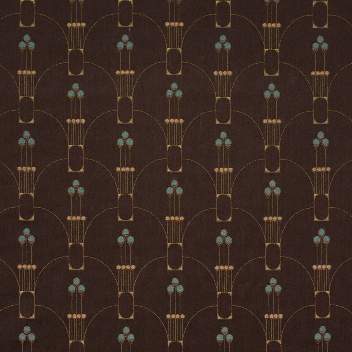 Swanson Scallop fabric in carbon color - pattern number 85602 - by Schumacher in the Rhythm In Motion collection