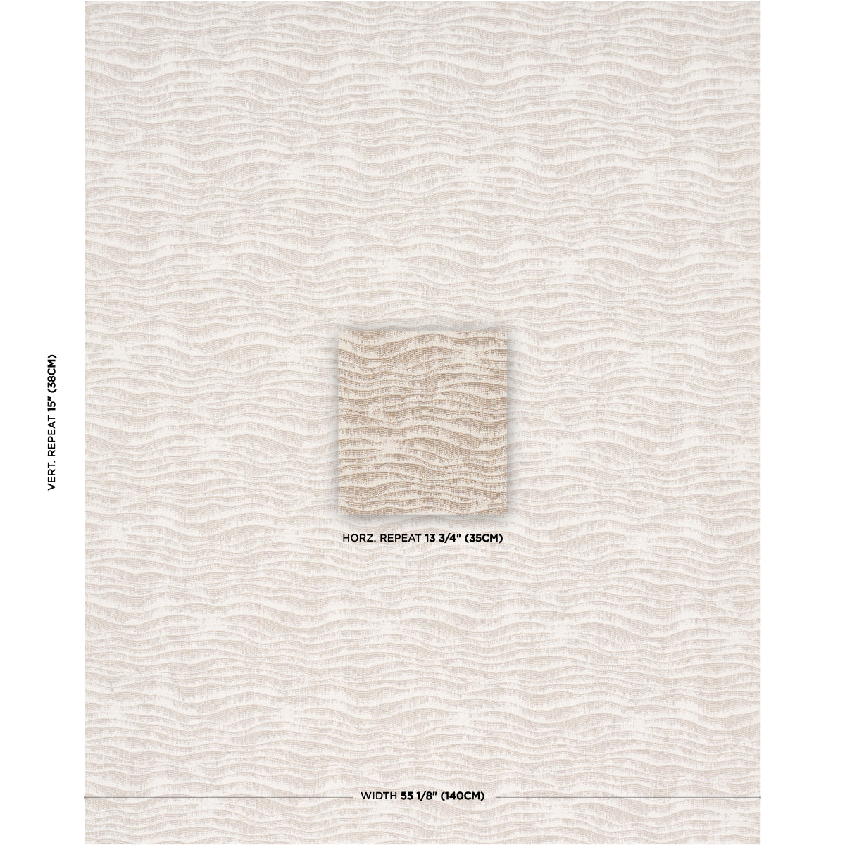 Ridgeline fabric in buff color - pattern number 85610 - by Schumacher in the Luxe Lodge collection