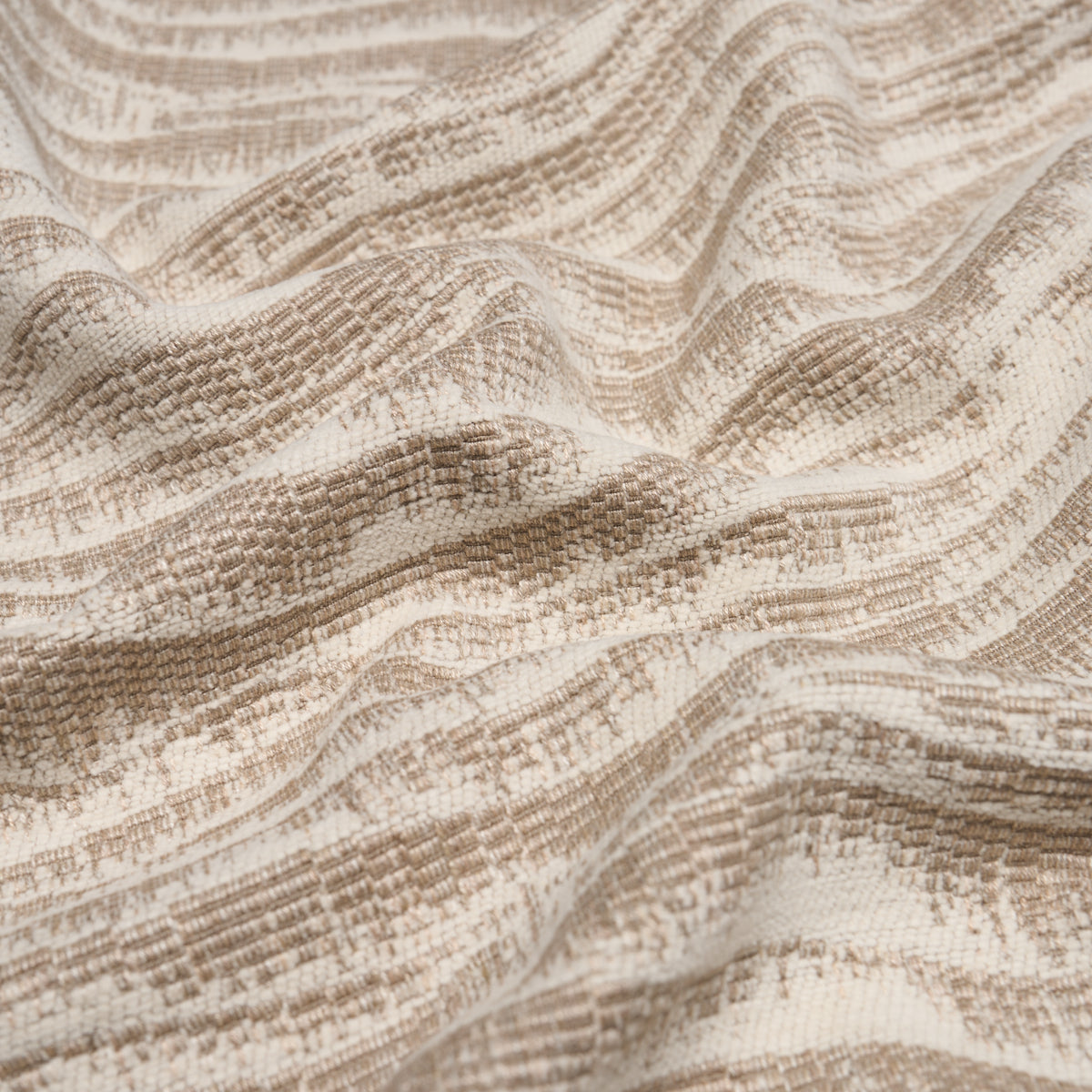 Ridgeline fabric in buff color - pattern number 85610 - by Schumacher in the Luxe Lodge collection