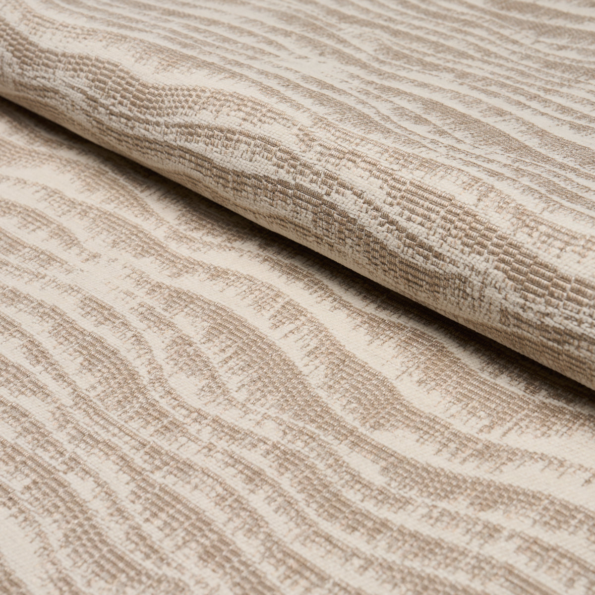 Ridgeline fabric in buff color - pattern number 85610 - by Schumacher in the Luxe Lodge collection