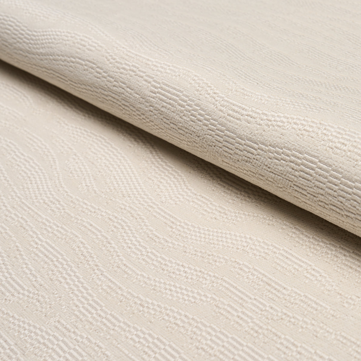 Ridgeline fabric in pearl color - pattern number 85611 - by Schumacher in the Luxe Lodge collection