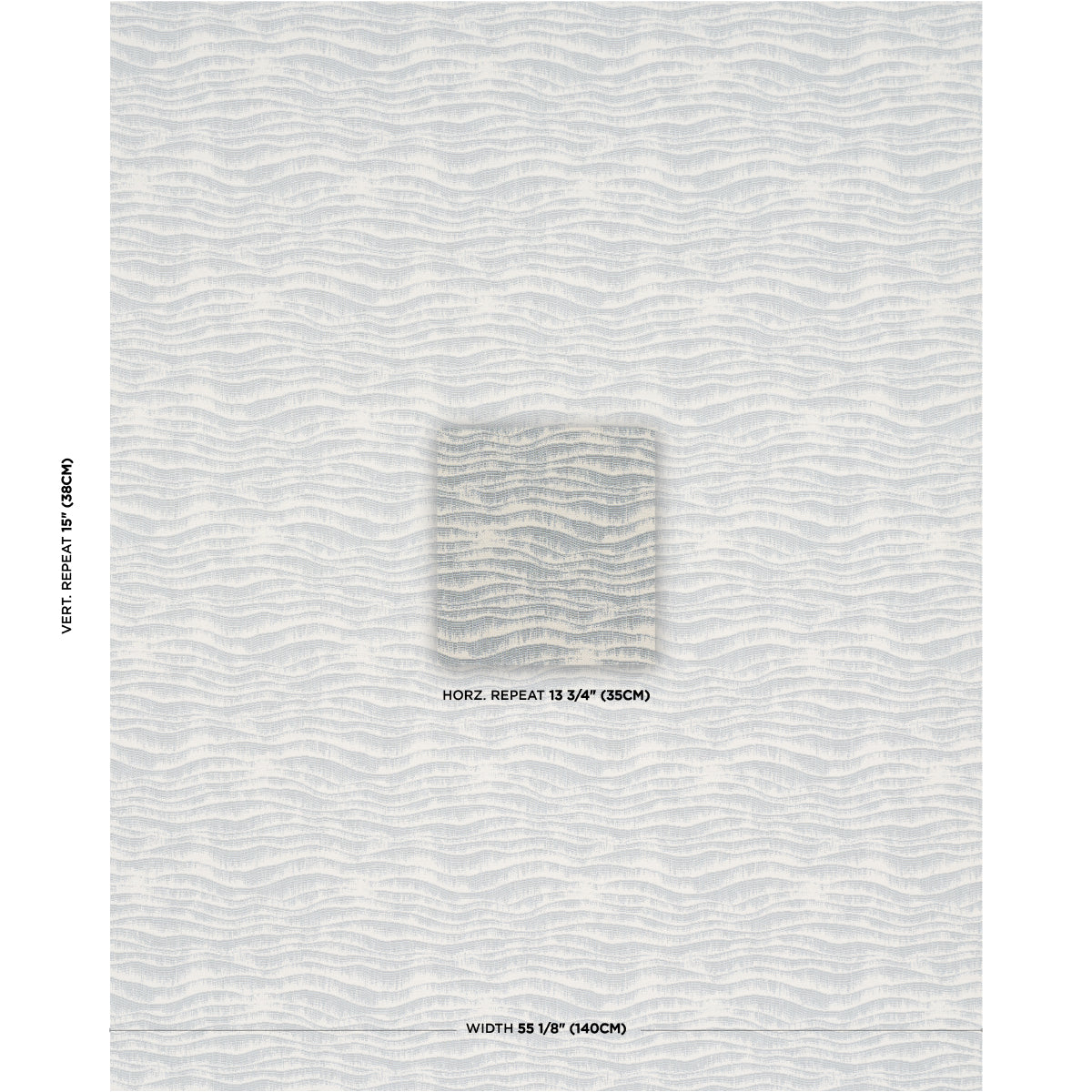 Ridgeline fabric in celestial color - pattern number 85612 - by Schumacher in the Luxe Lodge collection