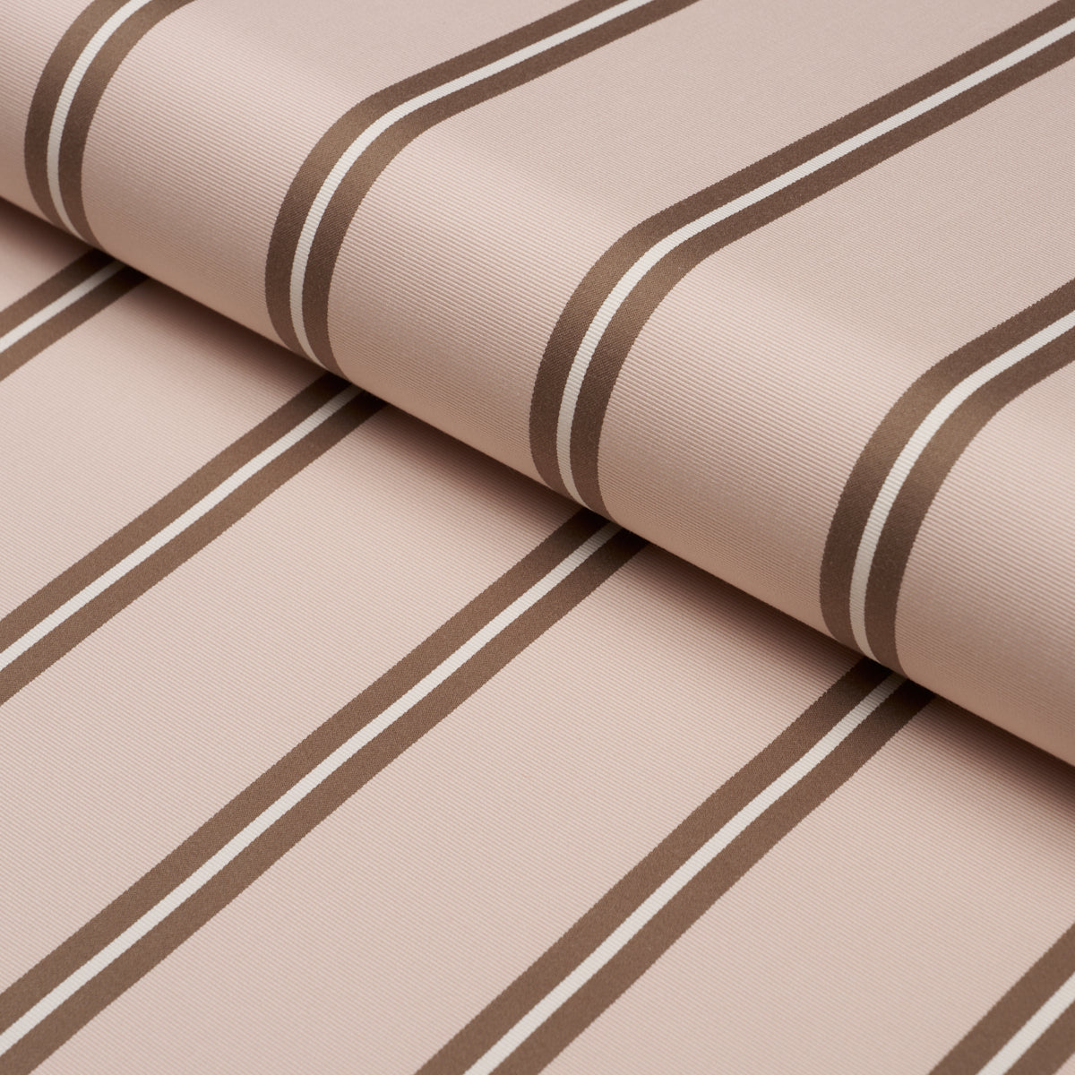 Briony Stripe fabric in cameo color - pattern number 85620 - by Schumacher in the New Traditional collection