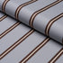 Briony Stripe fabric in sky color - pattern number 85621 - by Schumacher in the New Traditional collection