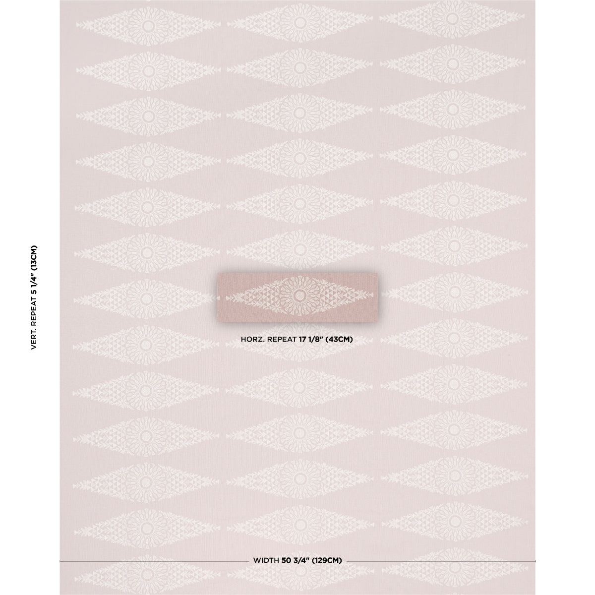Tasmin Embroidery fabric in french lilac color - pattern number 85670 - by Schumacher in the New Traditional collection
