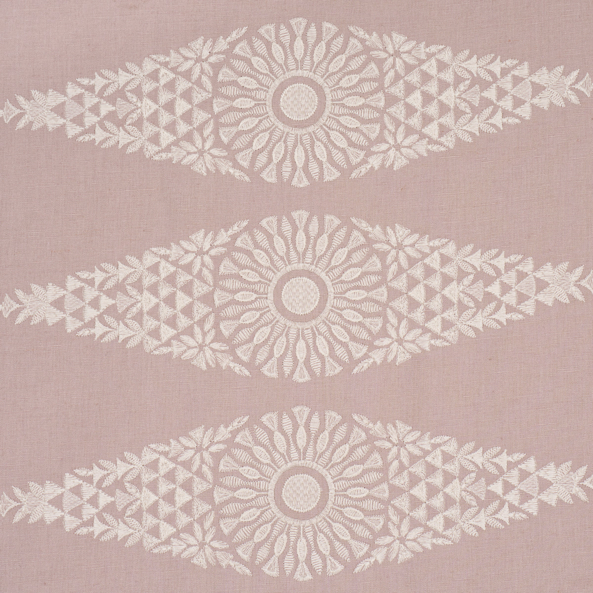 Tasmin Embroidery fabric in french lilac color - pattern number 85670 - by Schumacher in the New Traditional collection
