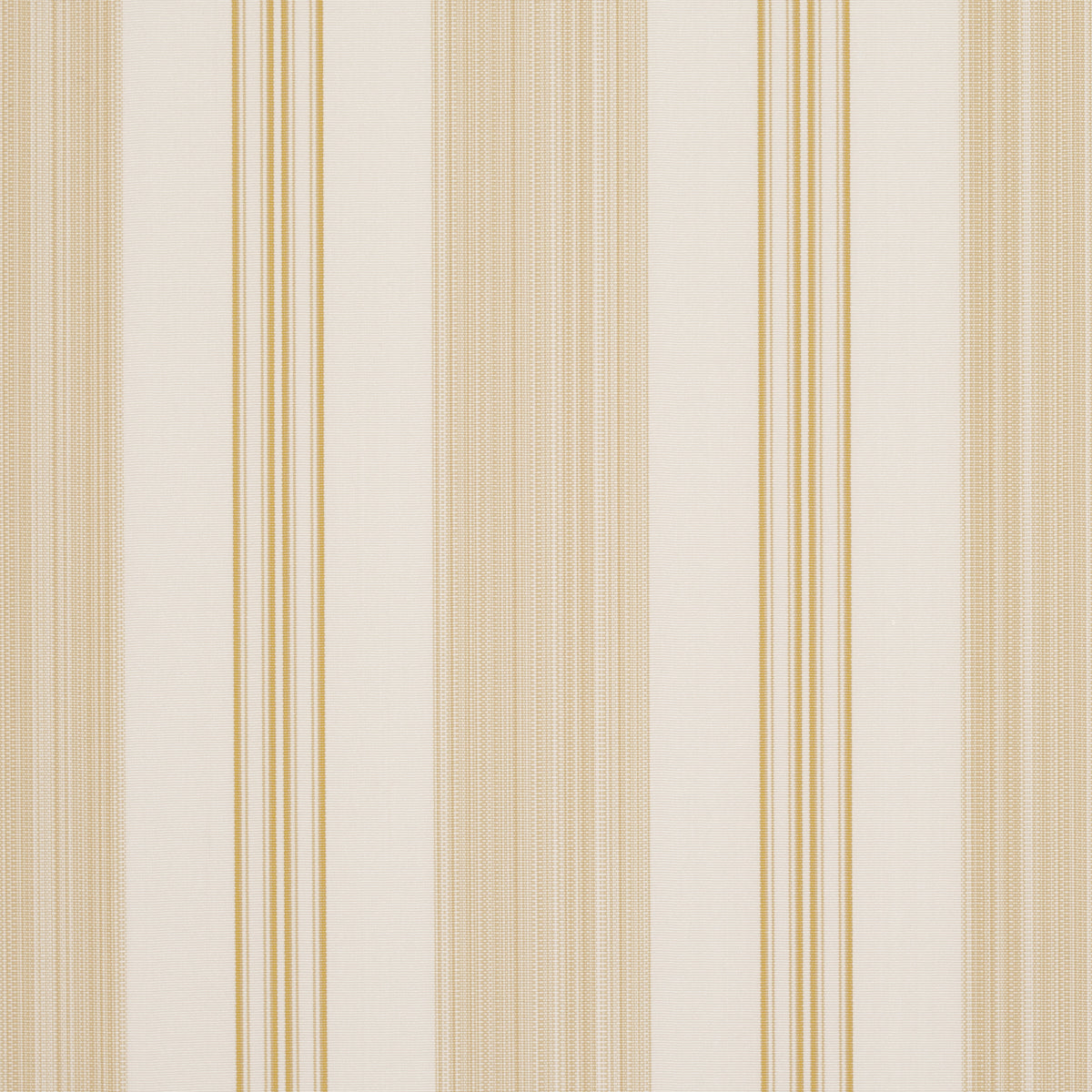 Jefferson Tented Stripe fabric in yellow color - pattern number 85754 - by Schumacher in the Mark D. Sikes collection