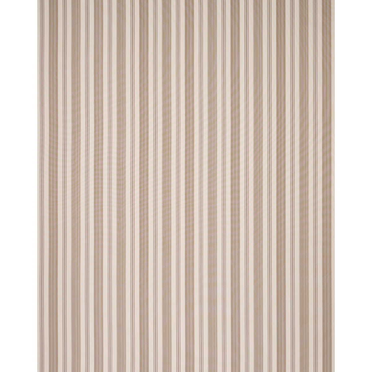 Jefferson Tented Stripe fabric in brown color - pattern number 85755 - by Schumacher in the Mark D. Sikes collection