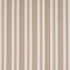 Jefferson Tented Stripe fabric in brown color - pattern number 85755 - by Schumacher in the Mark D. Sikes collection
