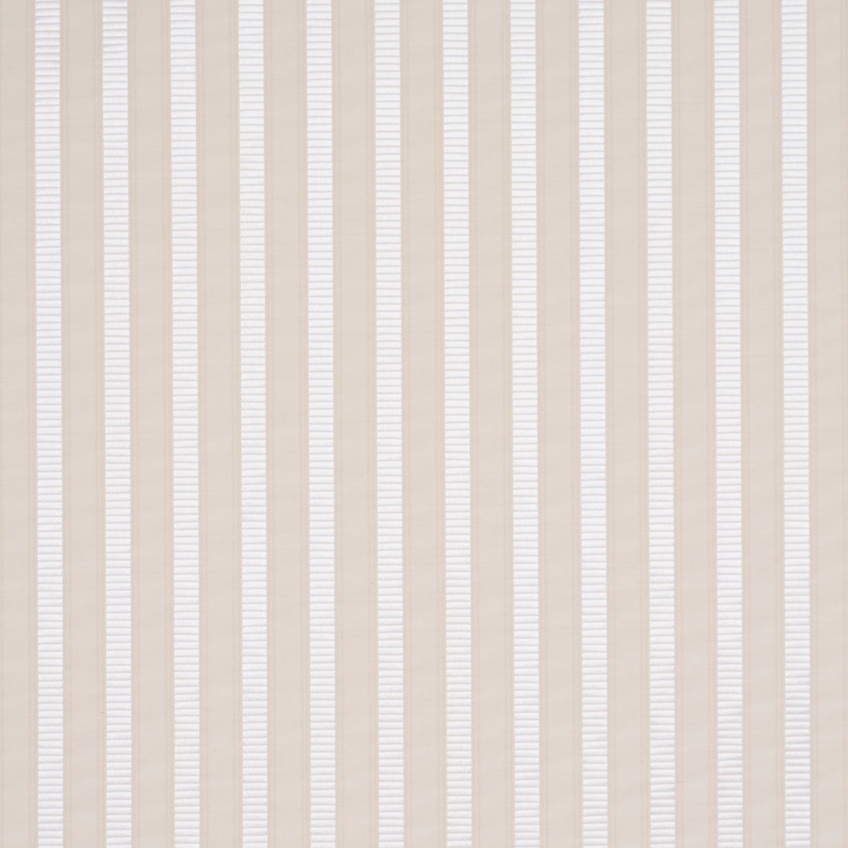 Lincoln Small Stripe fabric in ivory color - pattern number 85764 - by Schumacher in the Mark D. Sikes collection