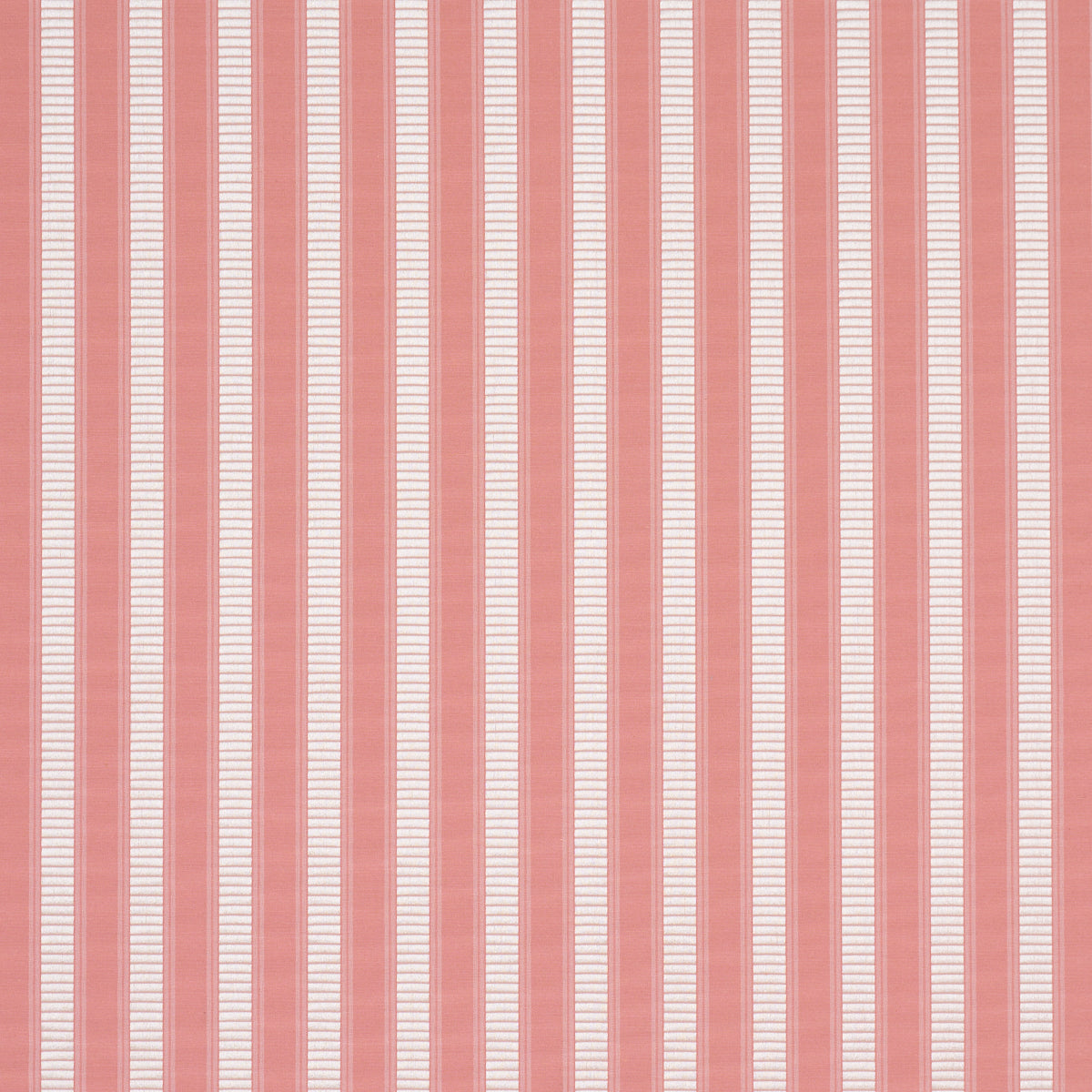Lincoln Small Stripe fabric in pink color - pattern number 85766 - by Schumacher in the Mark D. Sikes collection