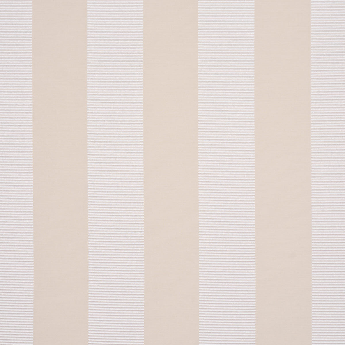 Madison Wide Stripe fabric in ivory color - pattern number 85771 - by Schumacher in the Mark D. Sikes collection