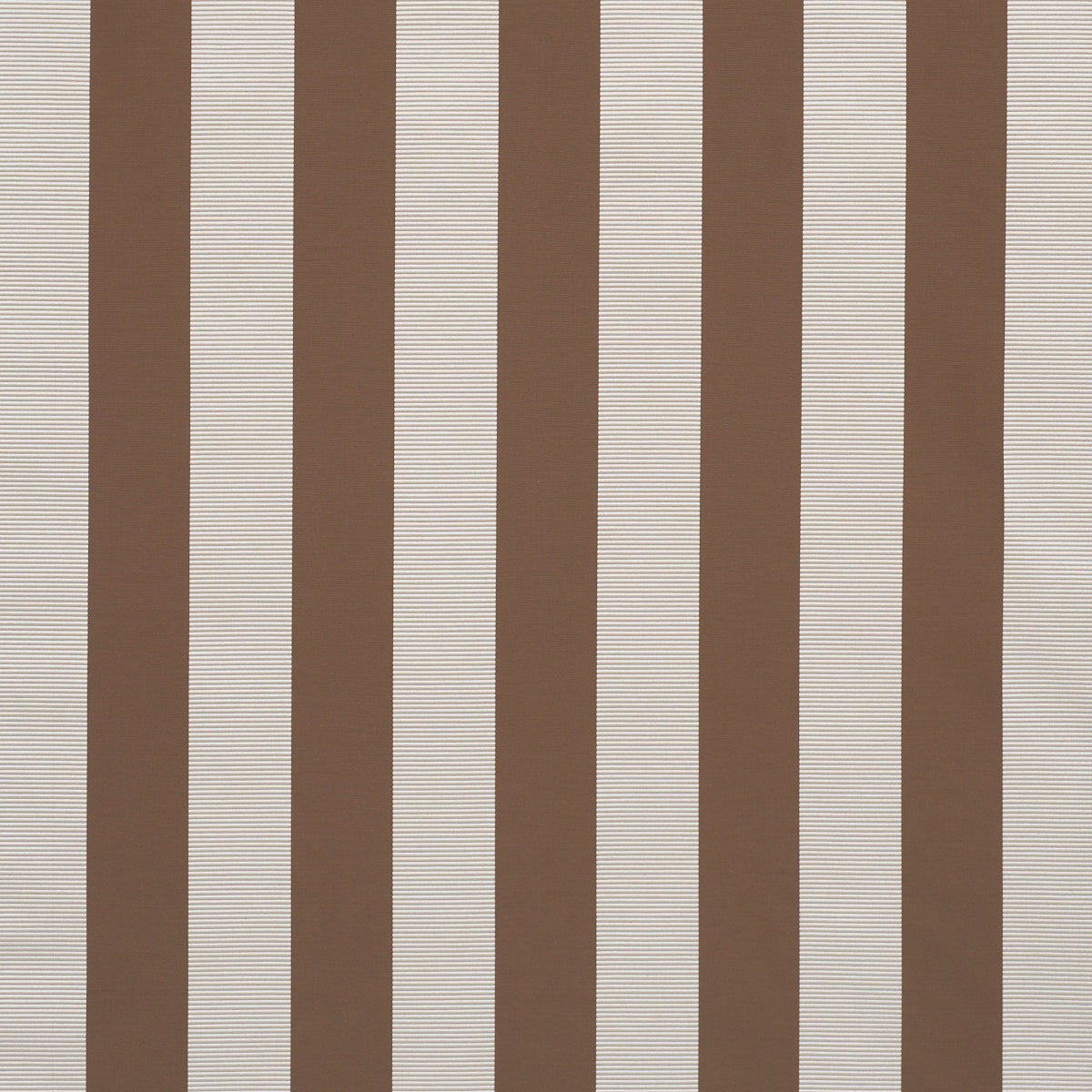 Madison Wide Stripe fabric in brown color - pattern number 85773 - by Schumacher in the Mark D. Sikes collection