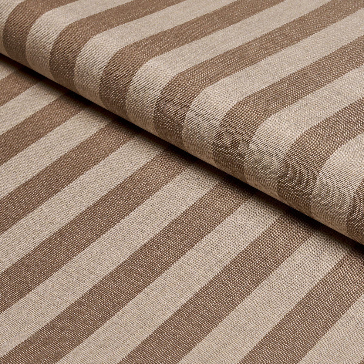 Hanson Indoor/Outdoor Stripe fabric in flax color - pattern number 85801 - by Schumacher in the Indoor/Outdoor Stripes collection