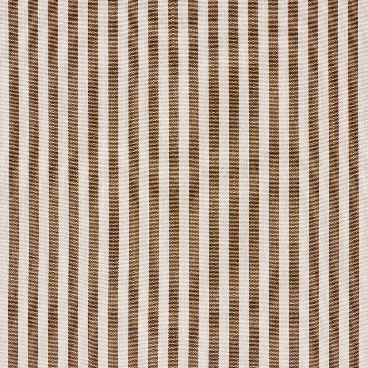 Hanson Indoor/Outdoor Stripe Narrow fabric in brown color - pattern number 85811 - by Schumacher in the Indoor/Outdoor Stripes collection