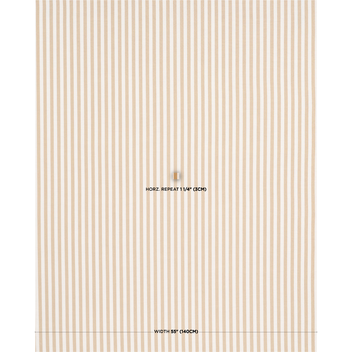 Hanson Indoor/Outdoor Stripe Narrow fabric in marigold color - pattern number 85816 - by Schumacher in the Indoor/Outdoor Stripes collection