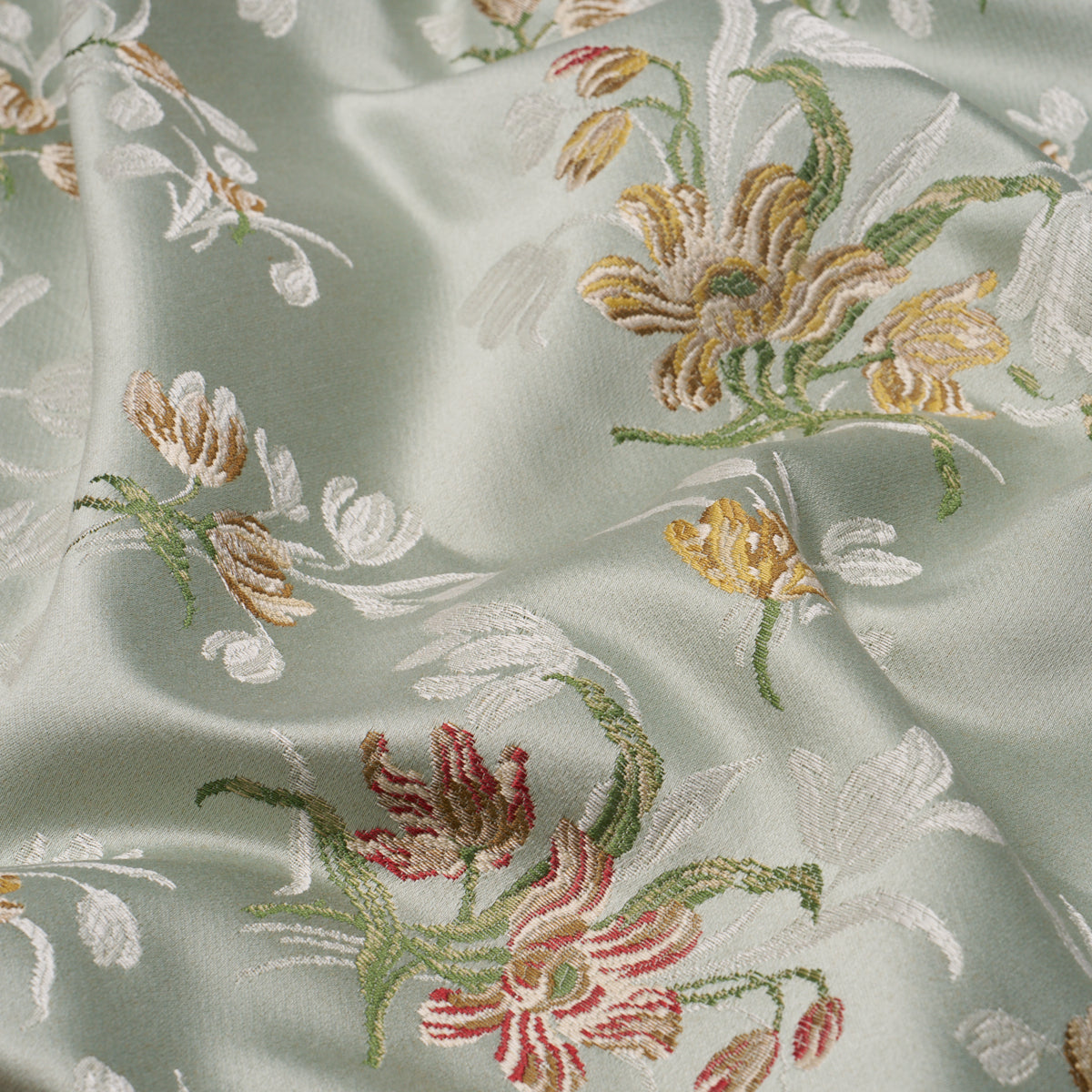 Spitalfields Bouquet fabric in robin&