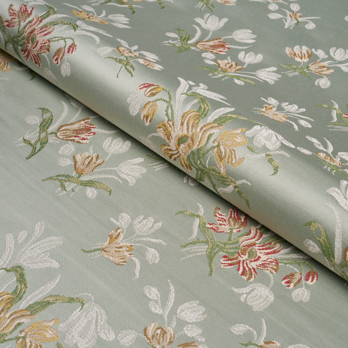 Spitalfields Bouquet fabric in robin&