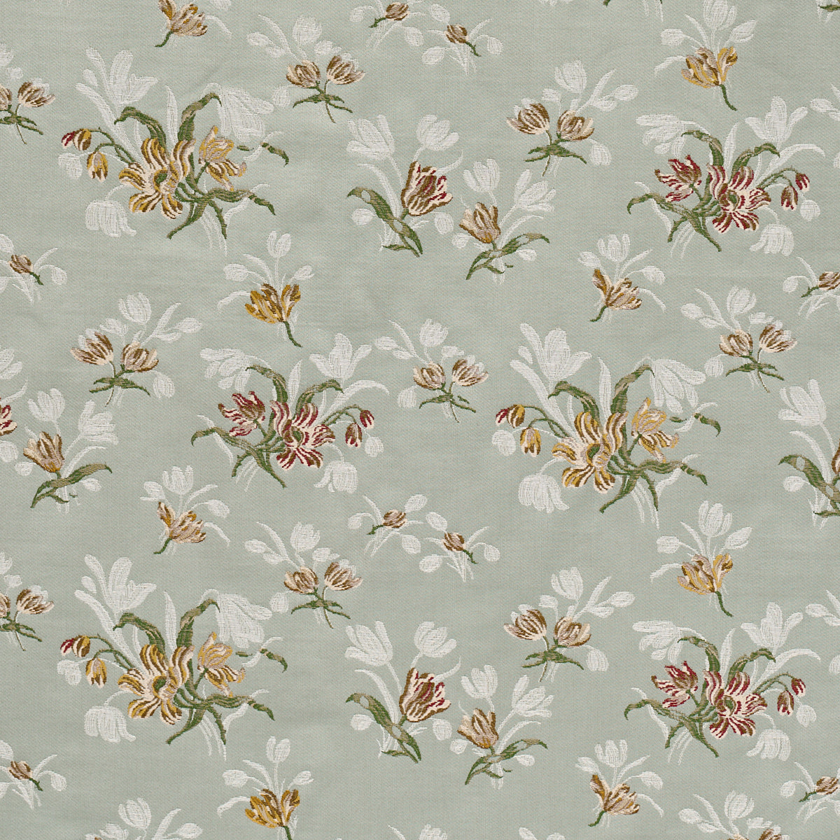 Spitalfields Bouquet fabric in robin&