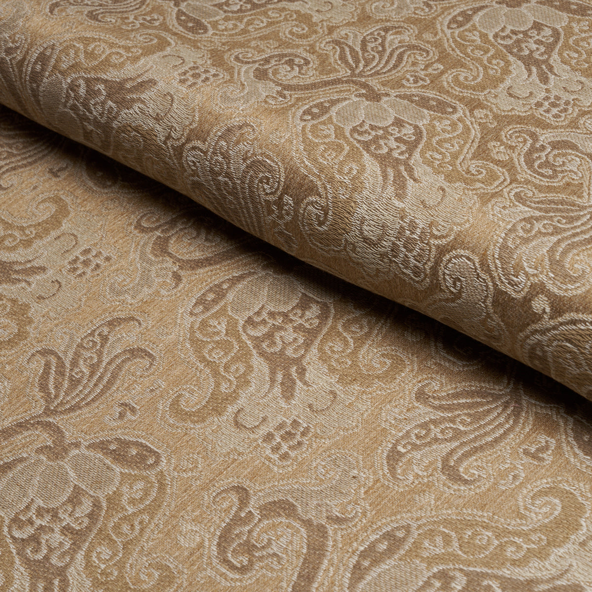 Tulipano fabric in caramel color - pattern number 85830 - by Schumacher in the Williamsburg collection