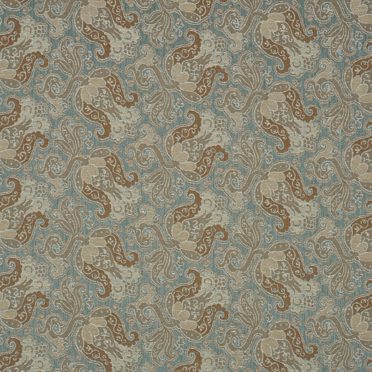 Tulipano fabric in fountain color - pattern number 85831 - by Schumacher in the Williamsburg collection
