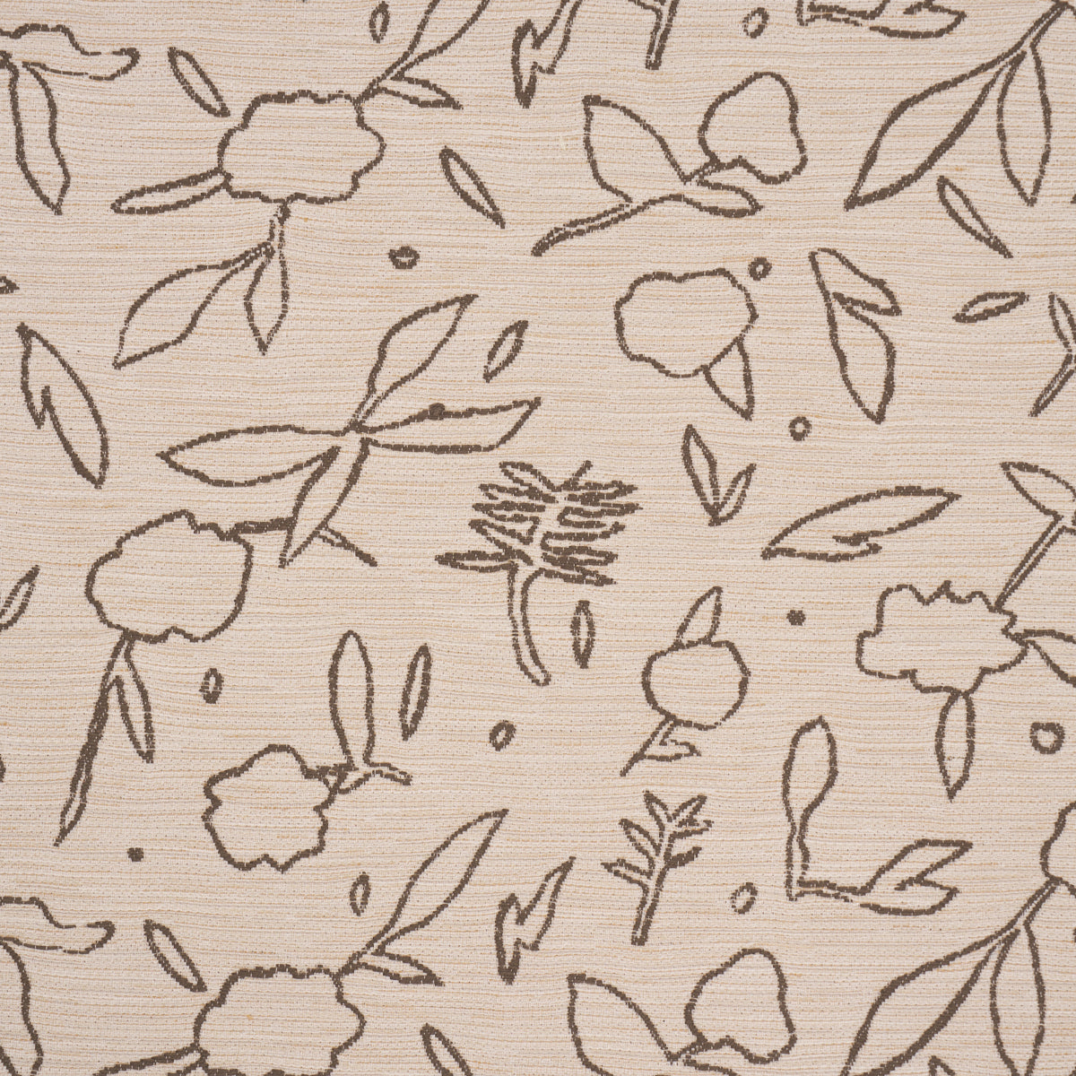 Jungle Vine fabric in oat color - pattern number 85870 - by Schumacher in the Caroline Z Hurley collection