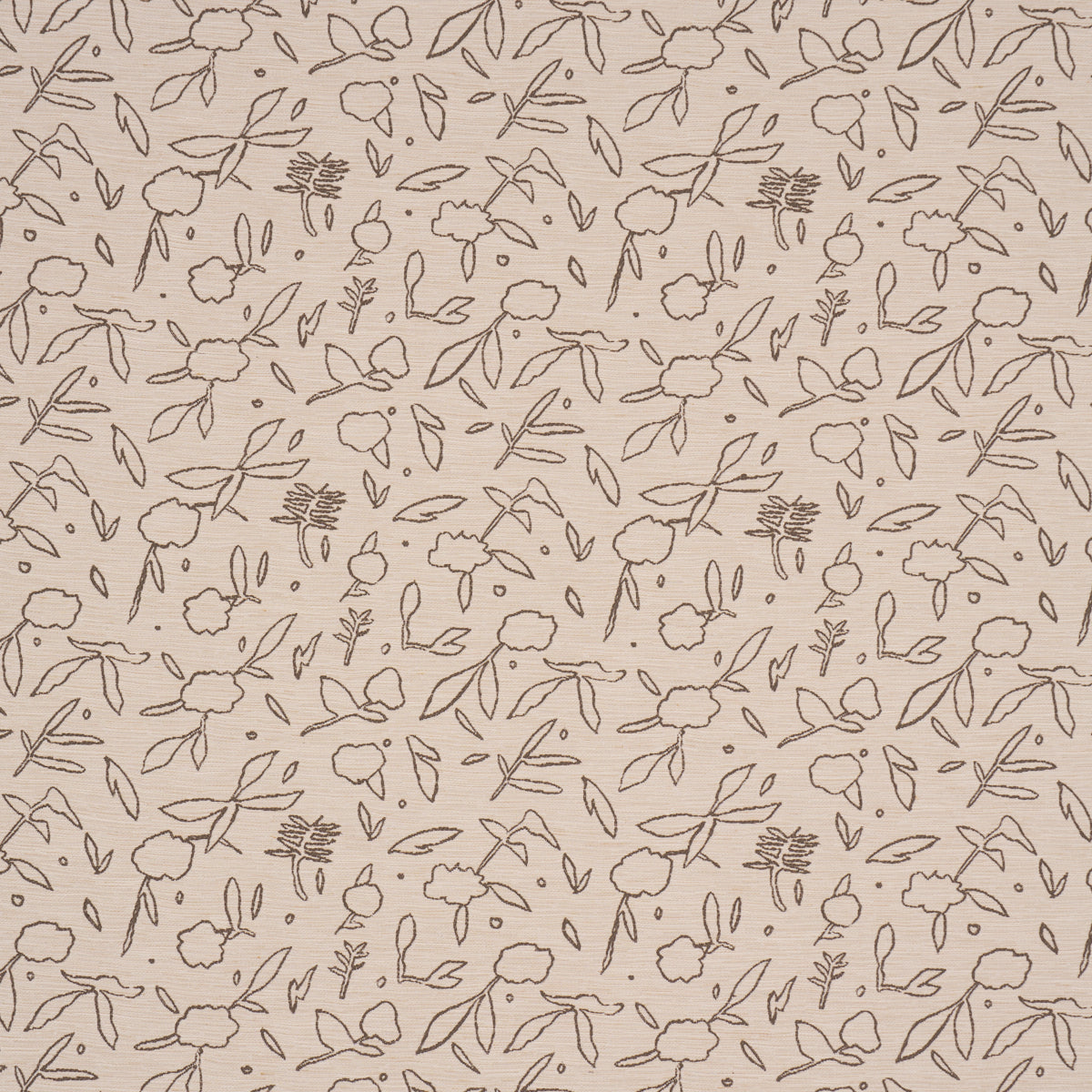 Jungle Vine fabric in oat color - pattern number 85870 - by Schumacher in the Caroline Z Hurley collection