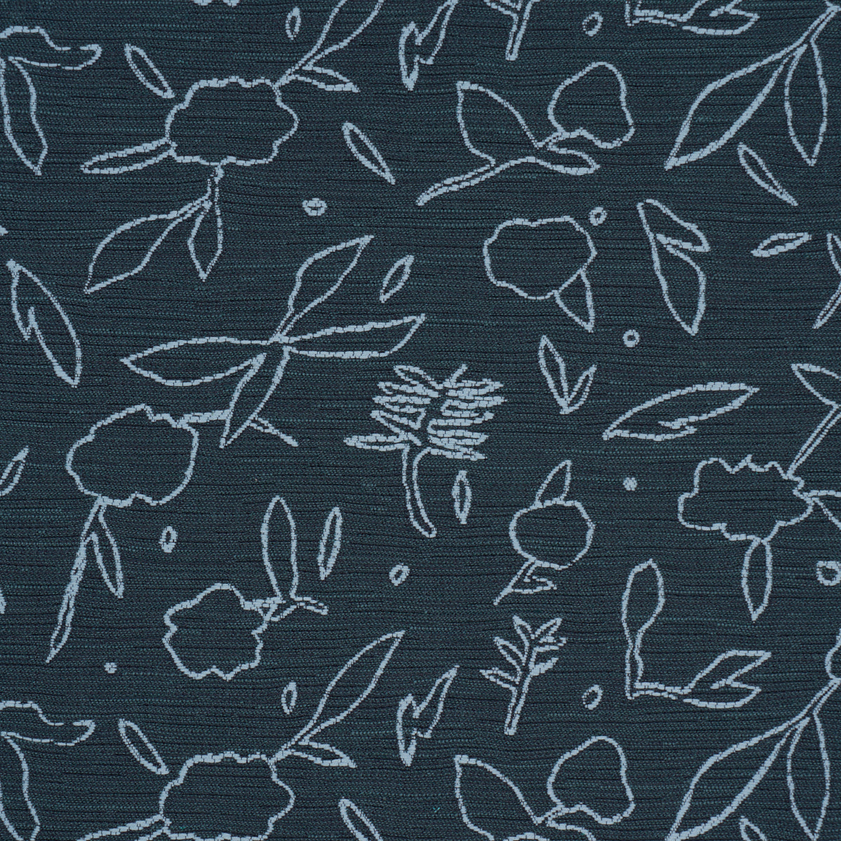 Jungle Vine fabric in dark blue color - pattern number 85871 - by Schumacher in the Caroline Z Hurley collection